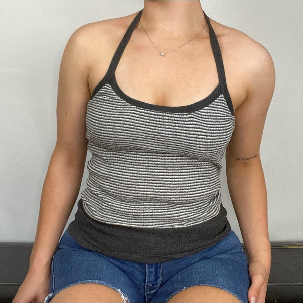 OLD NAVY Y2K Knit Halter‎ Tank